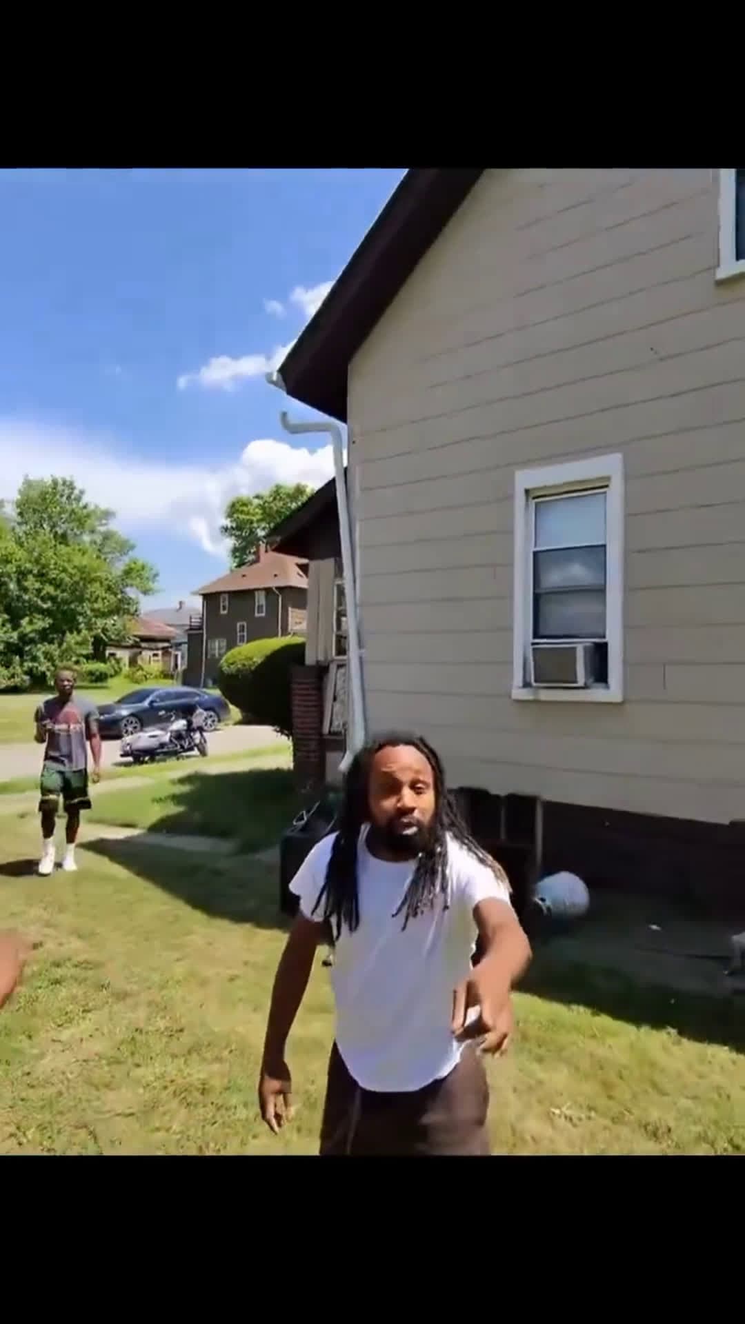 cover for The first fíght captured with the meta glasses!#fight #funny #hood #viral