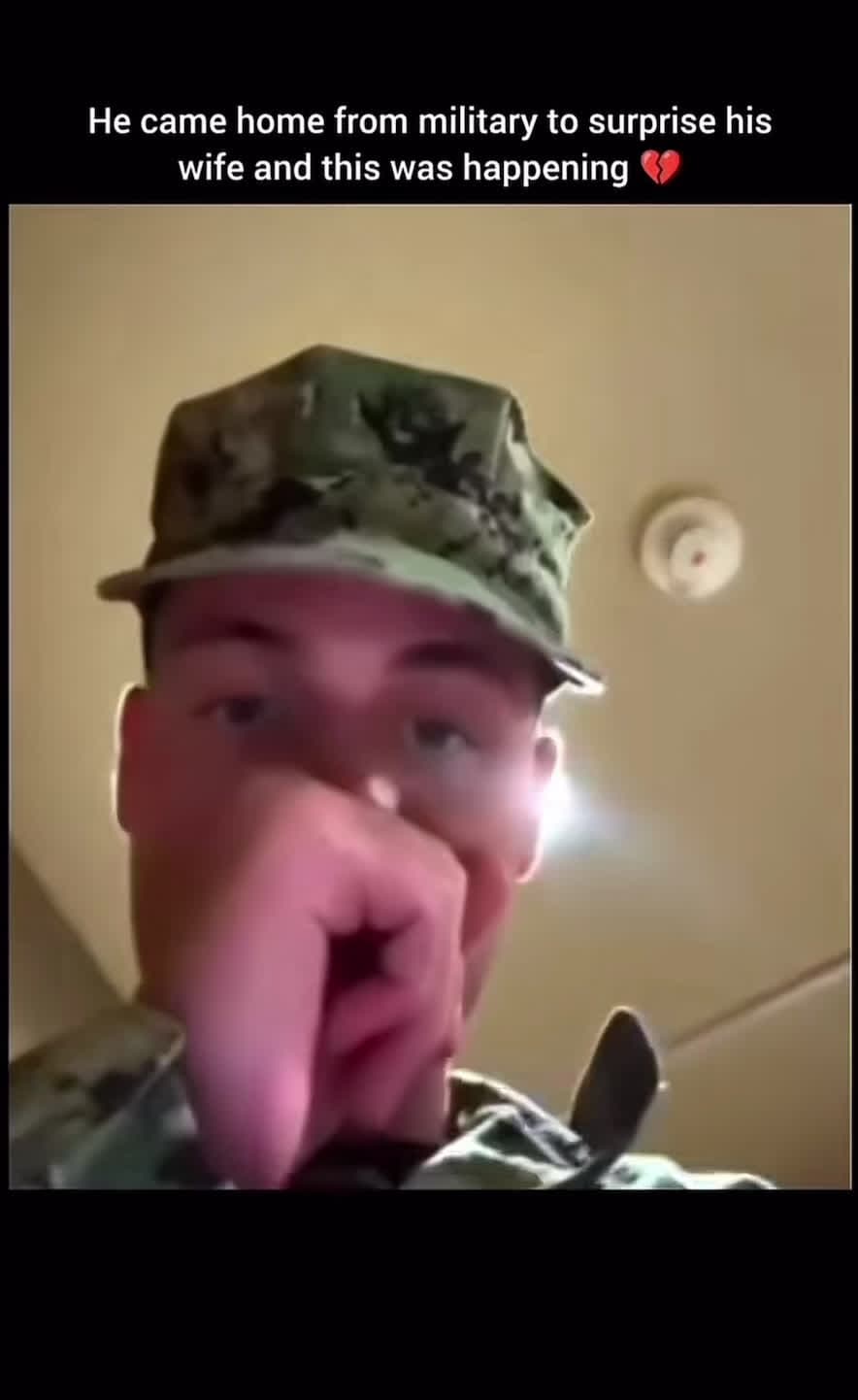 cover for Soldier comes home and finds out wife’s cheating  #sad  #crazy  #cheating  #caught