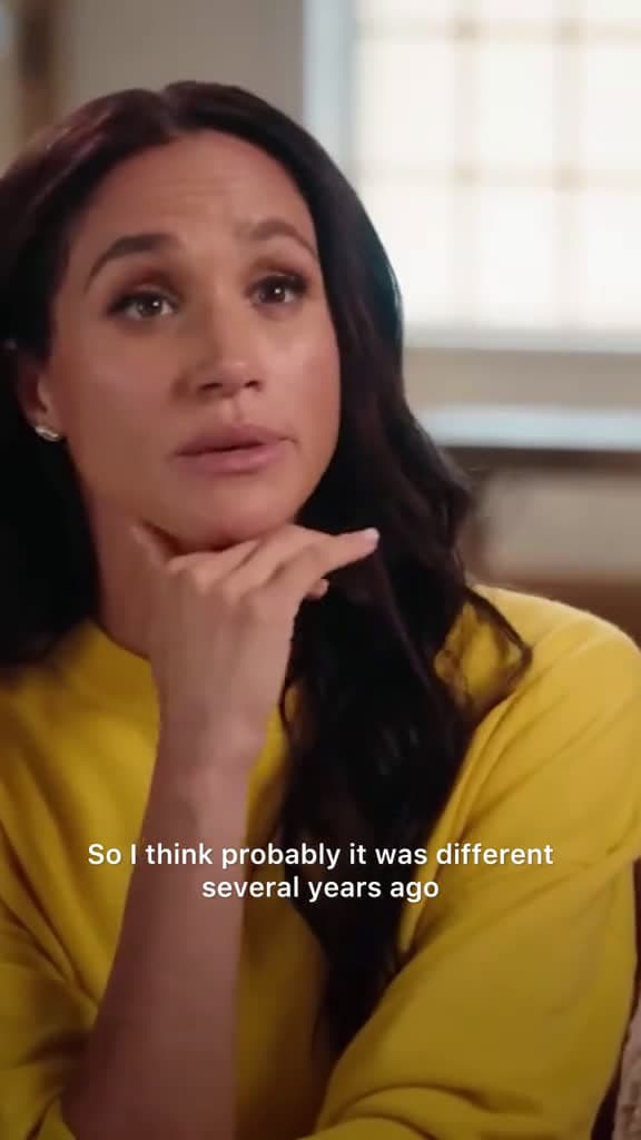 cover for The Duchess of Sussex opens up about tricky parts of royal life during an interview on The Circuit…👑🎥: Bloomberg Originals #meghanmarkle  created by HELLO! with HELLO!’s original sound