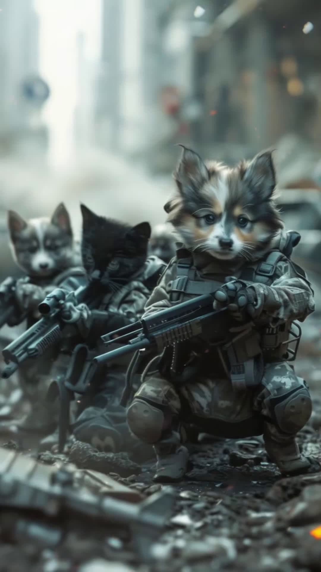 cover for AI Special Forces Puppy & Kitten Training #AICuteAnimals#MilitaryPets#CuteOverload#FunnyAnimals#AIAnimation
