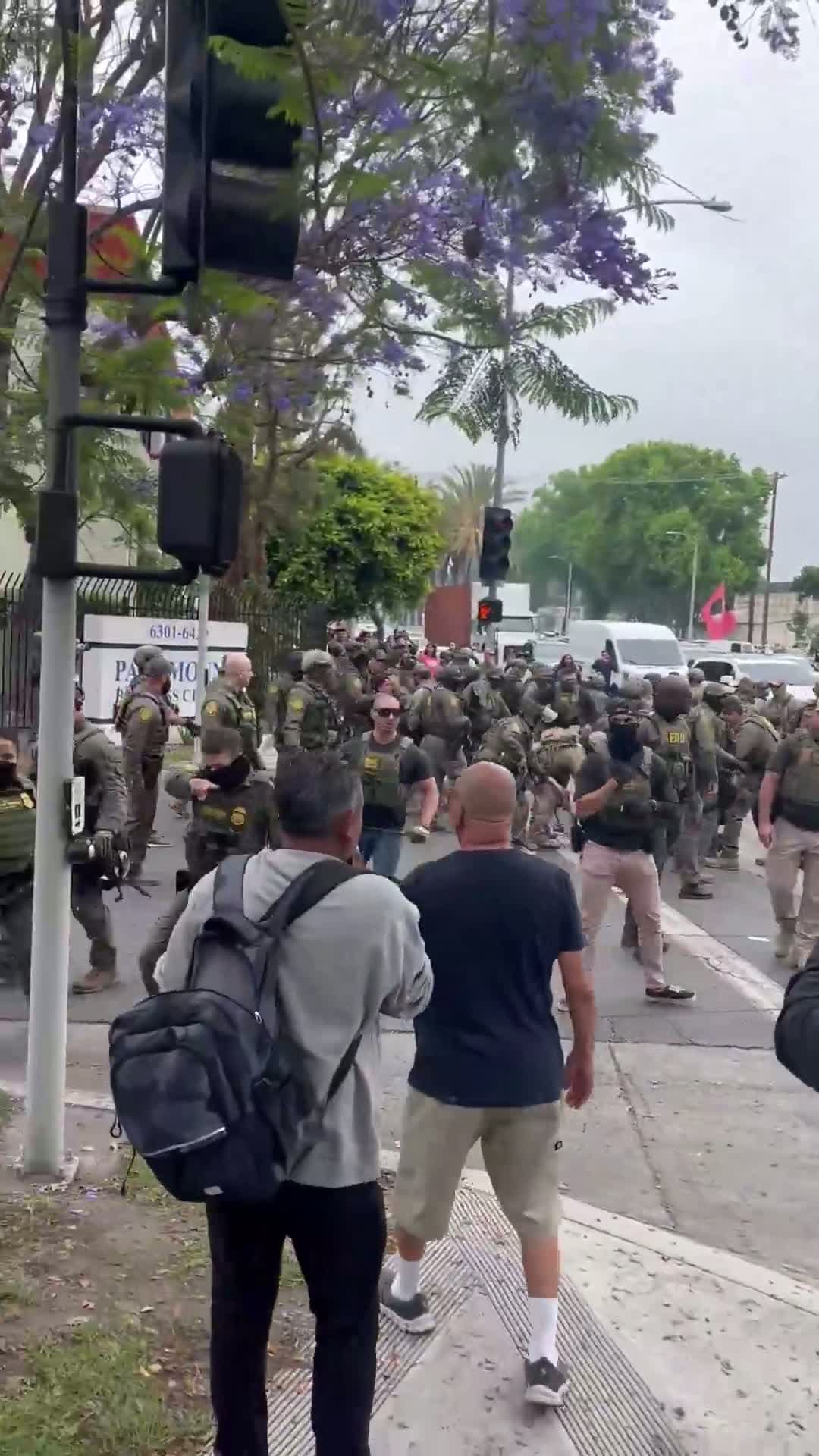 cover for #ICEDetainStudents BREAKING: The Trump administration has sent the National Guard to Los Angeles to combat peaceful protestors who’ve been protesting ICE’s immigration raids. This is an unnecessary escalation by Trump that will terrorize communities & only make things worse. #News #viralvideo #trendingnow