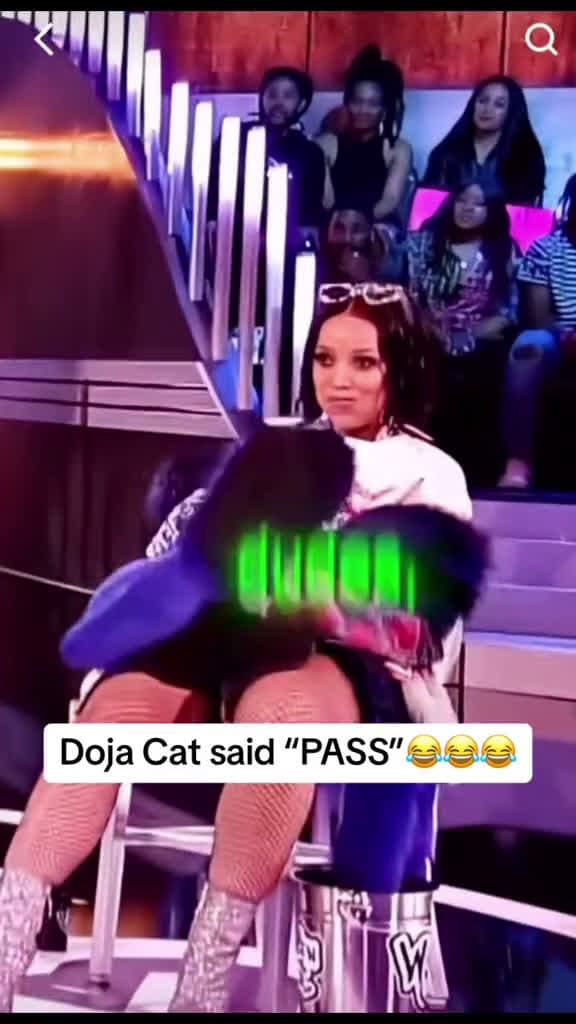 cover for The way she immediately SPAT  dojacat funny celebrity music rap fyp viral 15777 #american