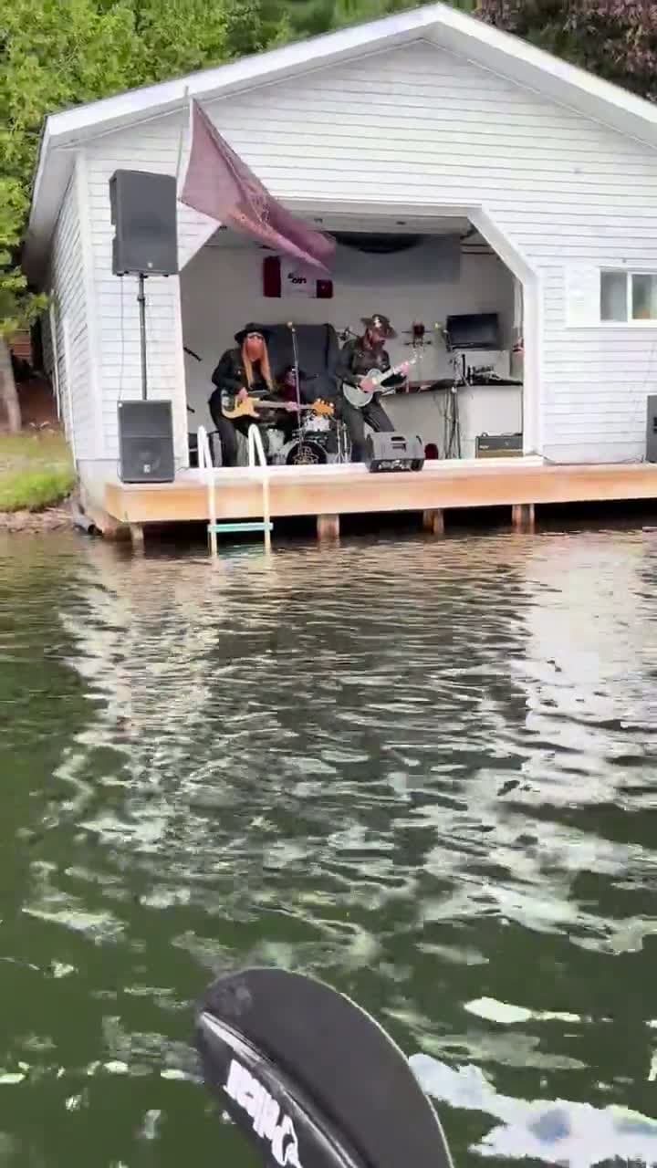cover for Les Paul vibes floating on water 🎸🌊 #LesPaul #GuitarLife #MusicMagic #FloatingVibes
