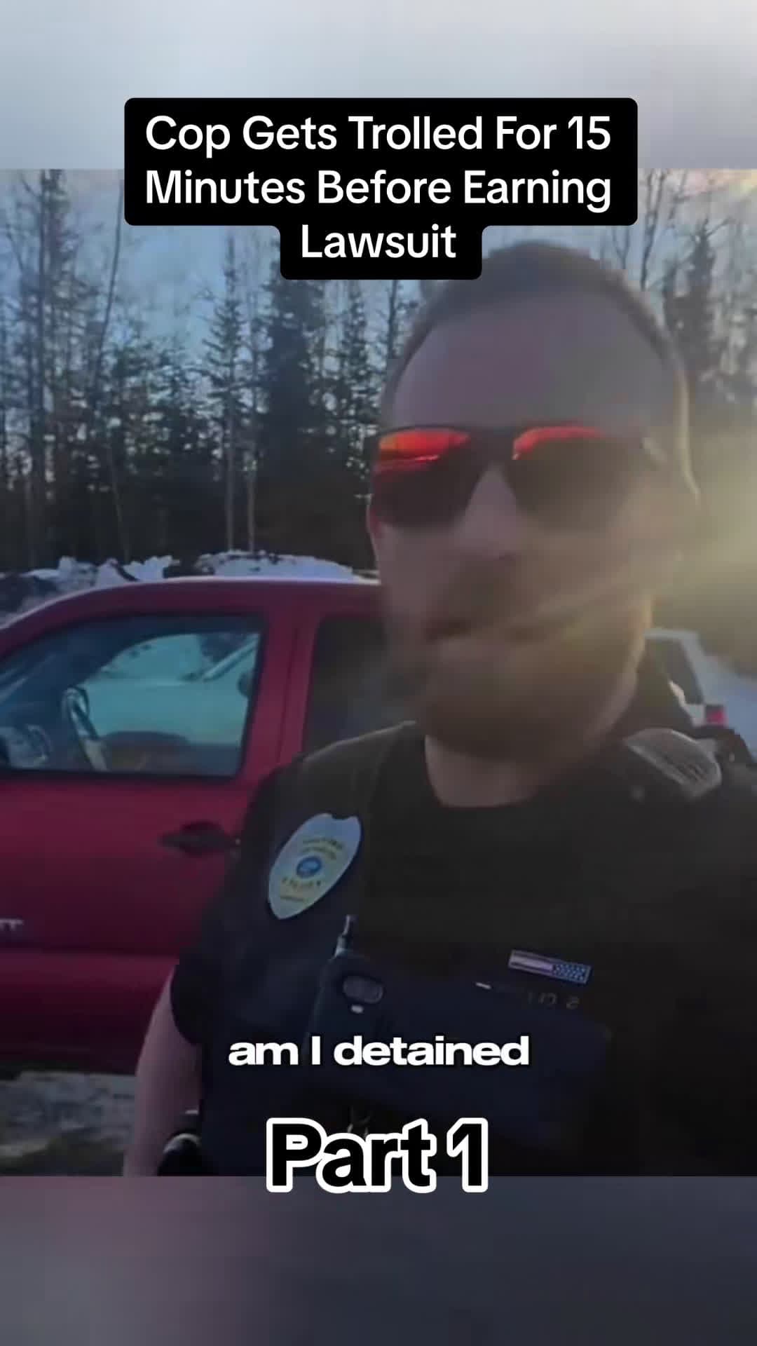 cover for #CaughtOnCamera Cop Gets Trolled For 15 Minutes Before Earning Lawsuit