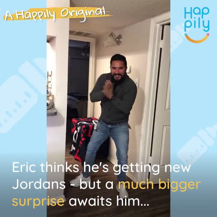 cover for After 12 years of trying for a baby Eric and Beth almost gave up hope. Then one day sneaker fan Eric thought Beth was surprising him with new Jordans until he opened the box... #SpreadTheLove#ThePawfectMoment