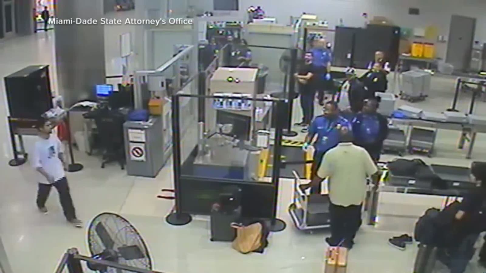 cover for Newly released video shows attack on a TSA officer in