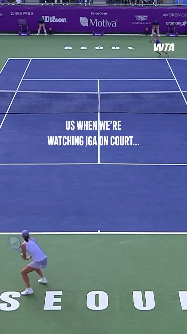 cover for The crowd’s energy at Iga’s match today was next level! 🎾🔥 #IgaSwiatek #Tennis #LiveMatch #SportsVibes